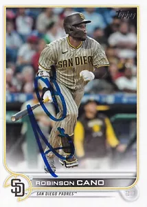 ROBINSON CANO SIGNED AUTO 2022 TOPPS UPDATE CARD US158 NEW YORK YANKEES MARINERS - Picture 1 of 3