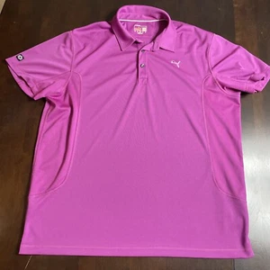 PUMA Men's Essentials Golf Polo XXL Dark Pinkish Magenta ** See Description - Picture 1 of 7