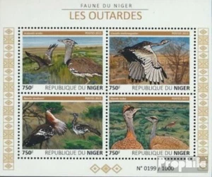 Briefmarken Niger 2015 Mi 3775-3778 Kleinbogen (kompl. Ausg.) postfrisch Vögel - Bild 1 von 1