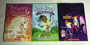 Girls Lot of 3 Books:  Key Hunters, Jada Jones, Princess Ponies - Very Good! - Foto 1 di 6