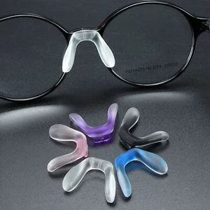 5pz Strumento Riparazione Occhiali Silicone Inserto Occhiali Naselli Inserzione Pezzo Unico - Foto 1 di 12