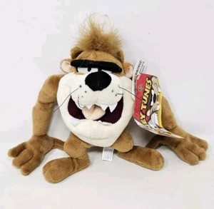 Looney Tunes 2022 Taz Tasmanian Devil 16" Plush From Six Flags. Wide Open Mouth - Picture 1 of 3