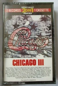 CHICAGO III (3) CASSETTE TAPE - BRAND NEW - Picture 1 of 3