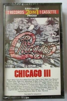CHICAGO III (3) CASSETTE TAPE - BRAND NEW - Image 1 of 3