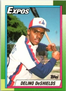 1990 Topps Tiffany Edition #224 Delino DeShields - Free Shipping! - Picture 1 of 2