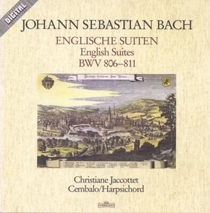 3LP Box Intercord INT-185707 BACH 6 English Suites CHRISTIANE JACCOTTET 1982 DMM - Picture 1 of 3