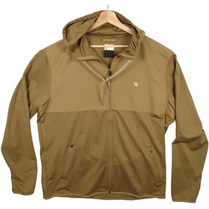 Vuori Sunday Element Track Jacket Men's 2XL XXL V215 Tan / Sand Full Zip Hoodie - Imagen 1 de 6