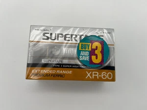 Realistic Supertape XR-60 Cassette Tapes 3 Pack Extended Range Radio Shack NOS - Bild 1 von 4