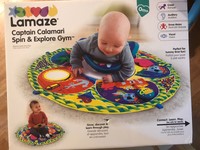 lamaze tummy time spin and explore sea gym