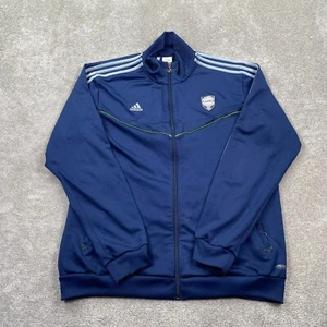 Adidas Adipure Soccer Full Zip Up Track Jacket Men's Size XL Navy Blue - Picture 1 of 17