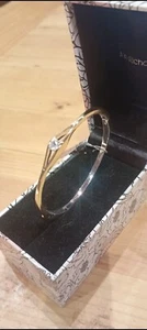 Jon Richard Silver-plated Crystal Bangle Bracelet. - Picture 1 of 3