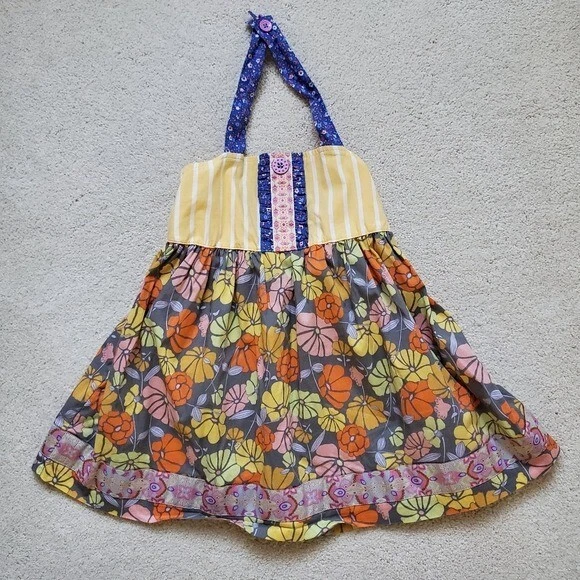 Matilda Jane Girls' Patio Party Ellie Top Halter The Adventure Begins sz6 - Image 1 of 4