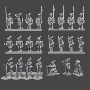 Infantería ligera británica 96x 6 mm/1:300 AWI (miniaturas Turner) - Imagen 1 de 1