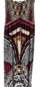 Magic Halter Maxi Dress Women's Plus Size 1x: Beautiful print and Colors. Nice. - Picture 1 of 5