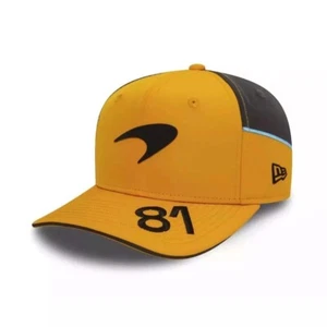 For McLaren F1 Oscar Piastri Pre Curved Caps Orange Sport Adjustable Baseball - Picture 1 of 6