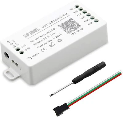  SP108E WiFi Music Controller DC5~24V for SK6812 WS2812B WS2811 LED strip light - Image 1 of 4