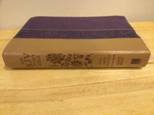 The KJV Study Bible - Large Print [Violet Floret] (King James Bible) - Picture 1 of 3