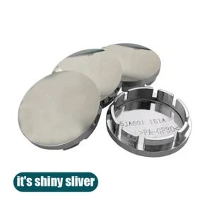 4PCS 56mm Universal Car Wheel Center Cap Hub Tyre Rim Hub Chrome Cap Cover Parts - Picture 1 of 12