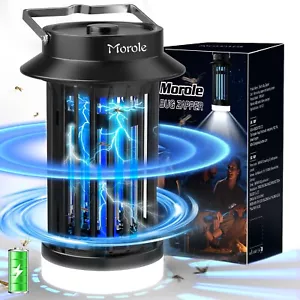 Bug Zapper Outdoor with LED Light, 4200V USB Rechargeable Mosquito Killer Lamp - Picture 1 of 9