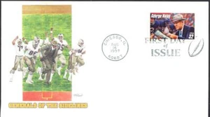 CHICAGO BEARS COACH GEORGE HALAS Stamp Fleetwood FDC First Day Cover (H222) - Picture 1 of 1