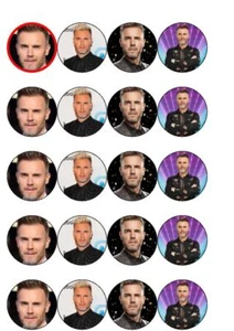 24 Gary Barlow edible rice paper cup cake toppers,. - Picture 1 of 1