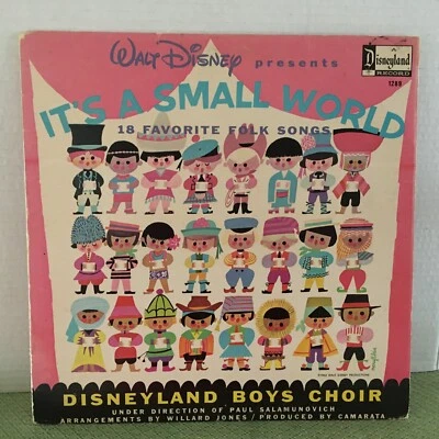 DISNEYLAND      LP  IT,S A SMALL  WORLD  ,  DISNEYLAND  BOYS  CHOIR - Image 1 of 4