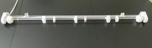 Raffvorhang System 110 cm breit mit passendem Beschwerungsstab - Bild 1 von 12