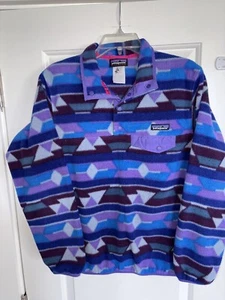 Patagonia Synchilla Damen-Fleecepullover Jacke mit Druckknopfverschluss Oberteil 2014 - Bild 1 von 12