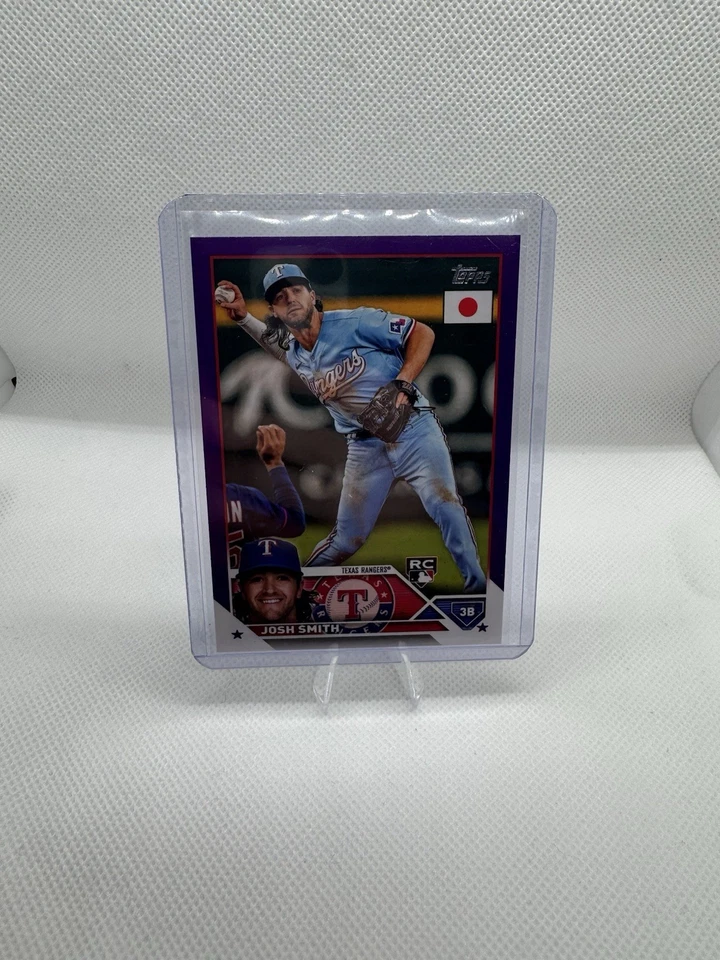 2023 Topps Japan Edition - Josh Smith #8 Purple /50 (RC) - Image 1 of 3