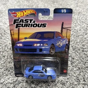 2023 Hot Wheels Premium Fast & Furious Custom Acura Integra Sedan GSR (blau) 1/5 - Bild 1 von 2