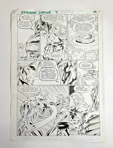 Extreme Justice #7 Story Page #12 Original Comic Art by Alvaro Rio 1995 RARE - Bild 1 von 22