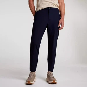 Pantalones VRST Para Hombre Rendimiento Ilimitado Ajustados Parte Cónica Azul Marino Oscuro Talla L Nuevos con Etiquetas - Imagen 1 de 10