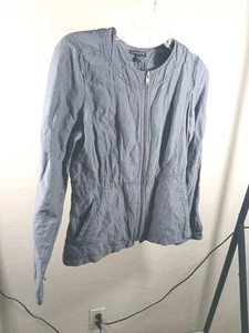 EILLEEN FISHER Petite YOUTH BLAZER GREEN SIZE: PS - Picture 1 of 8