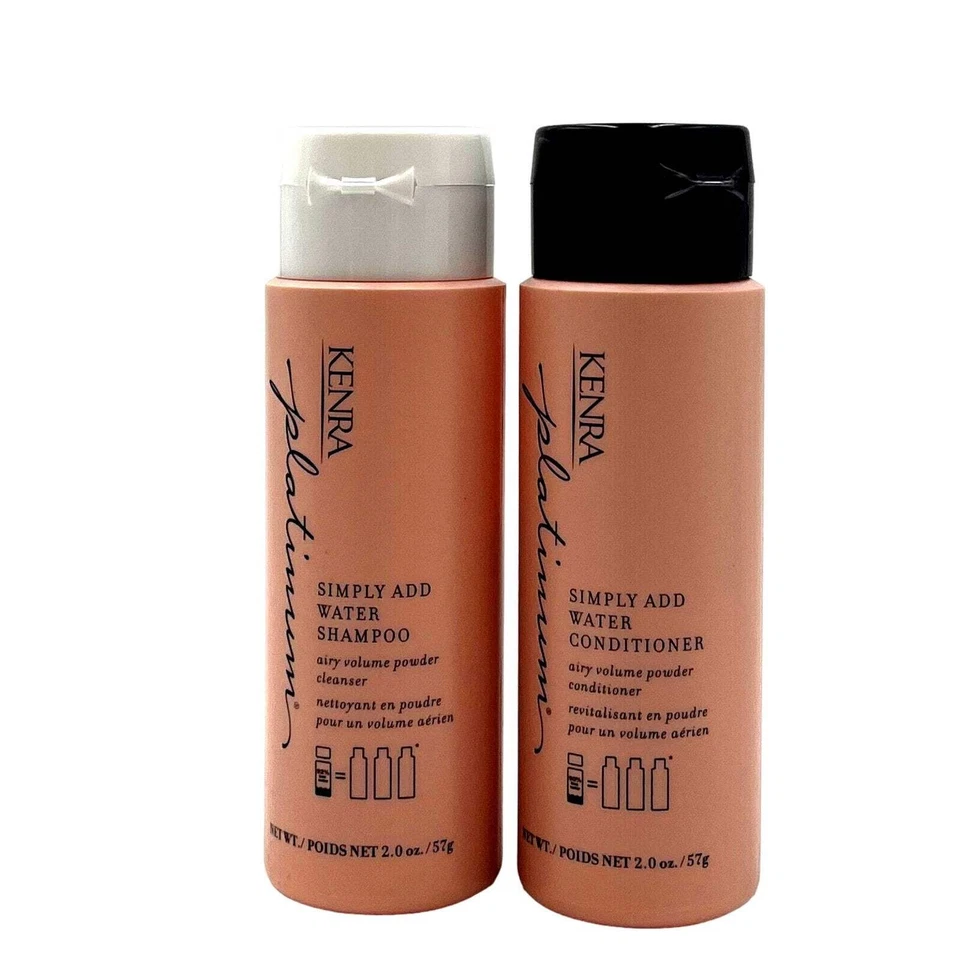 Xampu e condicionador Kenra Platinum Simply Add Water duplo 2 oz - Imagem 1 de 1