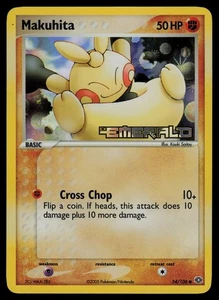 Makuhita - 54/106 - Ex Smaragd Reverse Holo Common Pokemon Karte -- NM - Bild 1 von 2