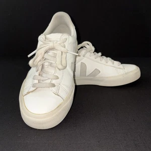 Veja Campo Sneaker in Extra Weiß & Natur Wildleder Damen Größe 5 EUR 36 - Bild 1 von 14