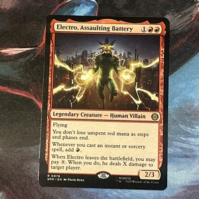 Electro, Assaulting Battery - MTG - Marvel's Spider-Man - NM - Image 1 of 2