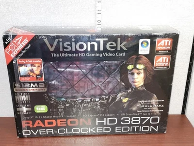 VisionTek ATI Radeon HD 3870 (900226) 512MB GDDR4 SDRAM Express PCI x16 Graphics - Image 1 of 4