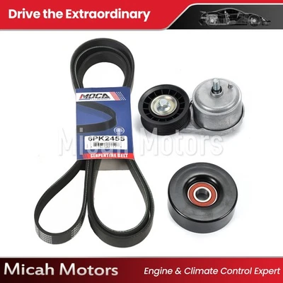 Serpentine Belt Drive Component Kit for Chevrolet Cadillac GMC Escalade 5.0 5.7L - Image 1 of 4