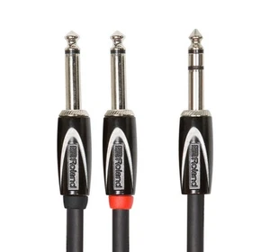 Roland Cavo Insert/Splitter Serie Black Jack TRS / Dual Jack 3mt Cavo Insert/... - Foto 1 di 1