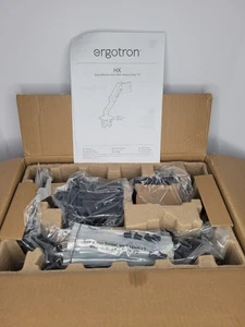 Ergotron 45-647-224 HX Desk Monitor Arm for Displays with HD Pivot - Matte Black - Picture 1 of 14