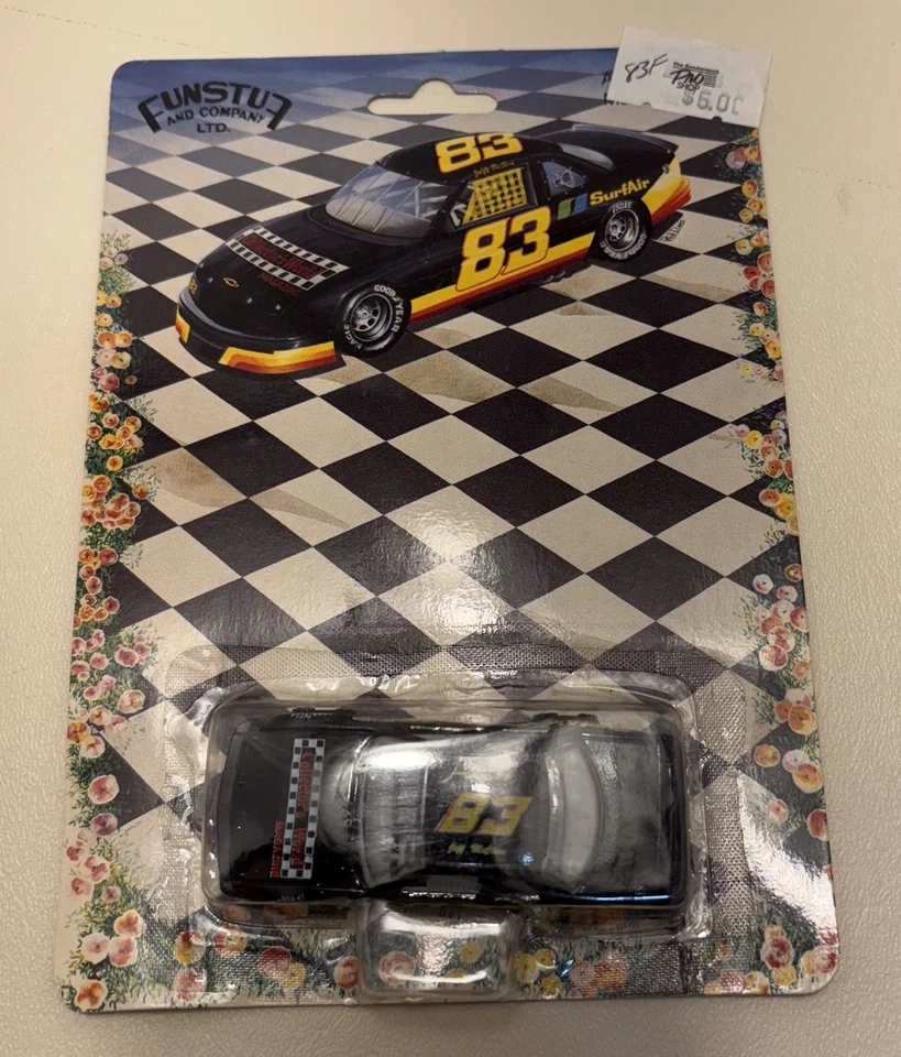 NASCAR Collector's World Magazine 1/64 Oldsmobile Funstaf #83 Jeff McClure  Foto 1 de 4