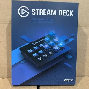 Elgato Stream Deck Full-size Wired USB Keypad w 15 Customizable LCD Buttons - Afbeelding 1 van 4