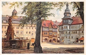 Eisenach Marktplatz nach einem Gemälde von K. Lindegreen ngl 181.574 - Bild 1 von 2