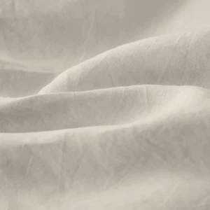 Beige Pure Linen soft washed by the yard for sewing, 100% linen fabric prewash - Picture 1 of 7