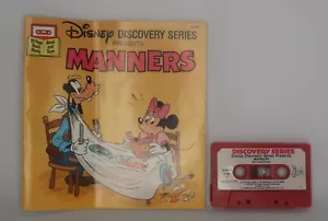 VTG Disney Baby Animals & Manners Discovery Series Tape & Book Read Along - Imagen 1 de 8