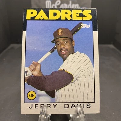 1986 Topps Jerry Davis #323 San Diego Padres - Image 1 of 2