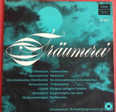 Träumerei / Sibelius / Boccherini / Schumann / Gluck / Schubert 10" EP Vinyl - Bild 1 von 2