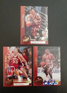 (3) Different 1995 Superior Pix Autographed Basketball Cards Aaron McKie+ - Picture 1 of 1