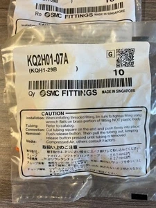 SMC KQ2H01-07A PBT One-touch Fitting Different Diameter Straight - FREE SHIPPING - Picture 1 of 2